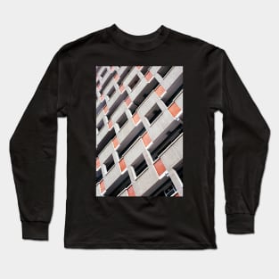 Brutalist Building Facade Long Sleeve T-Shirt